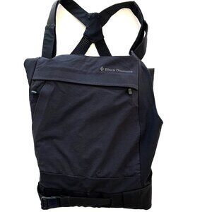 Mens Black Diamond Black Recon Ski Bib With Recco Technology Size XL